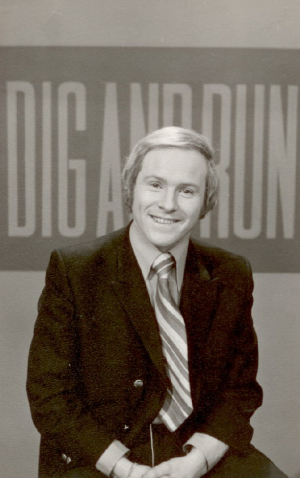On the set of Dig and Run (Westward TV), 1970