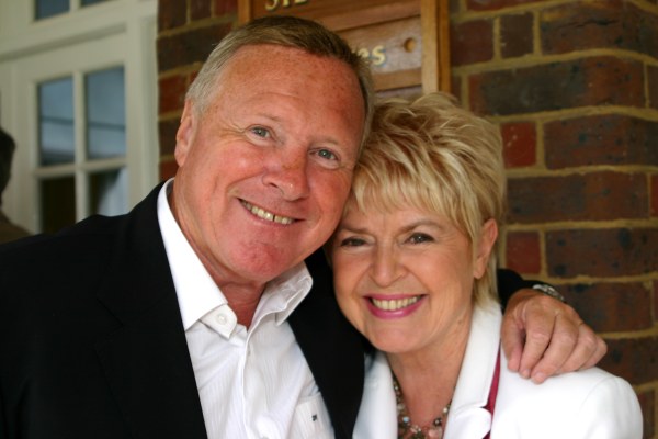 With Gloria Hunniford